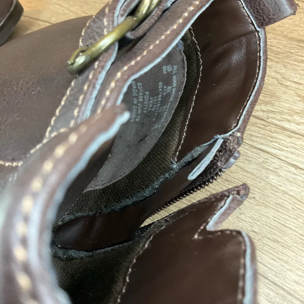 Route 66 Short Brown Ankle Booties  Size 9 - Image 4