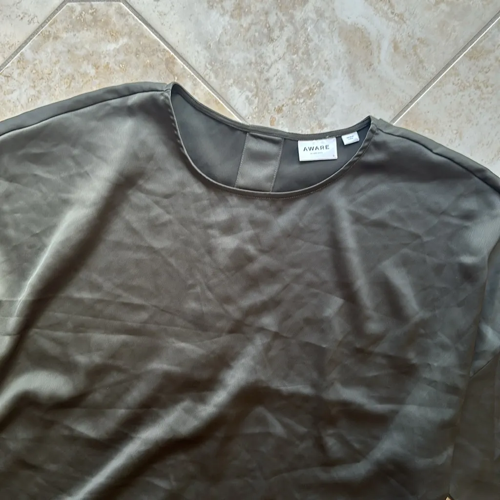 Vero moda Aware olive green top large - Image 2