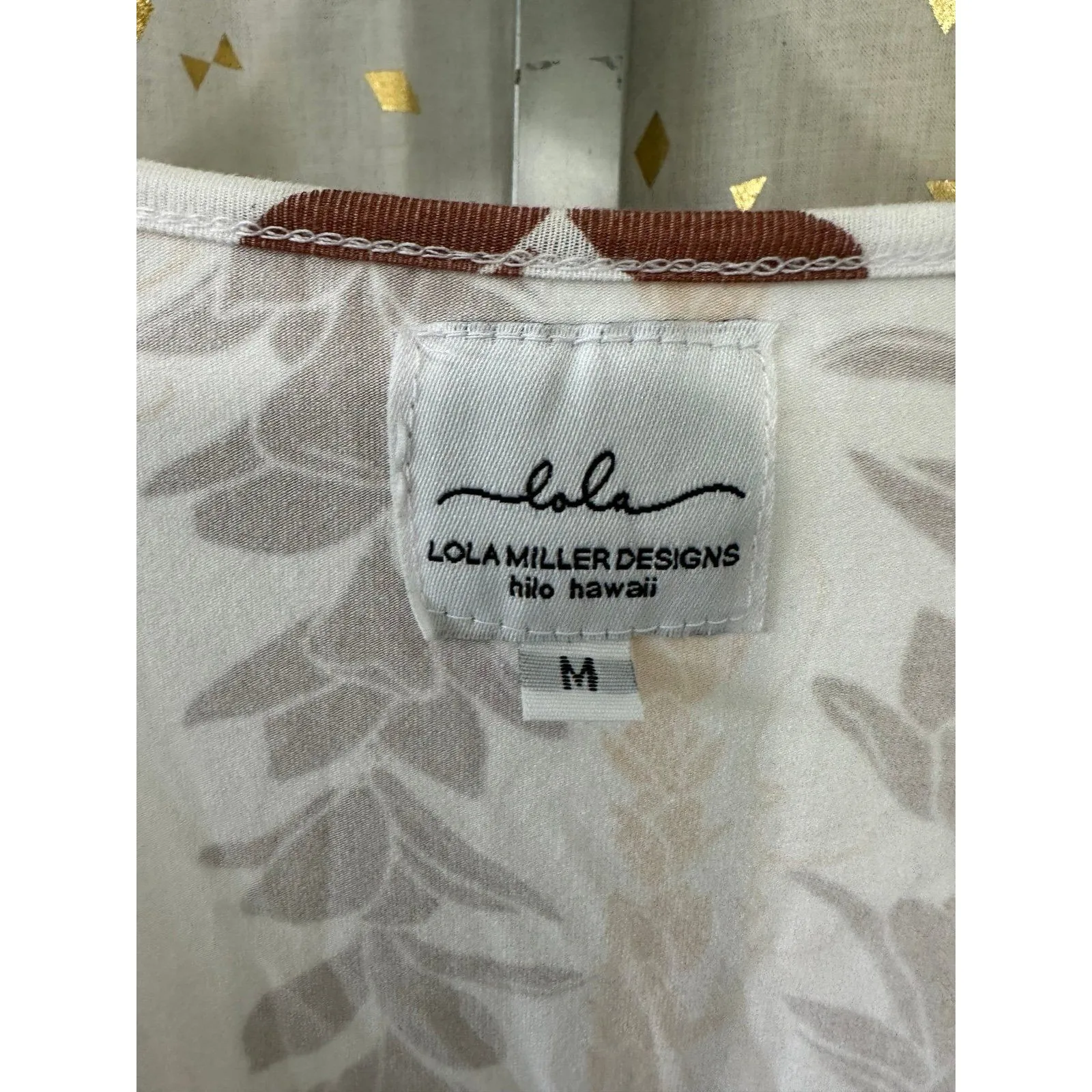 Lola Miller Simply Sisters Hawaiian Puakenikeni Flower Strand Lei Romper M Size M - Image 5