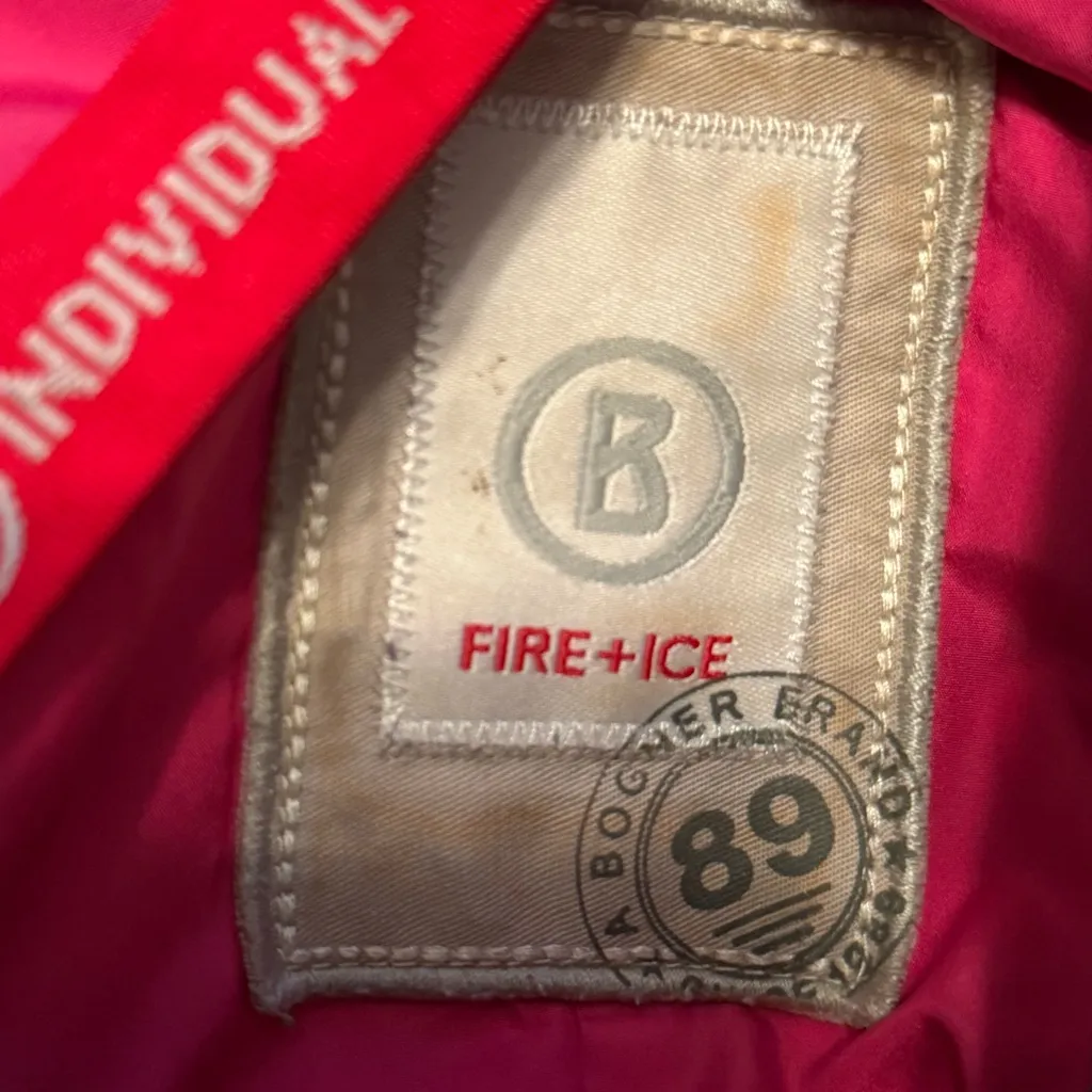 Bogner Fire + Ice Black and White Ski Puffer Coat - Image 5