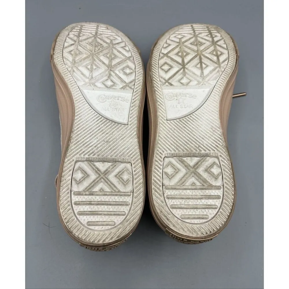 Converse Suede Blush Women’s Sneakers‎ Size 8.5 Lace Up Casual Chuck Taylor - Image 8