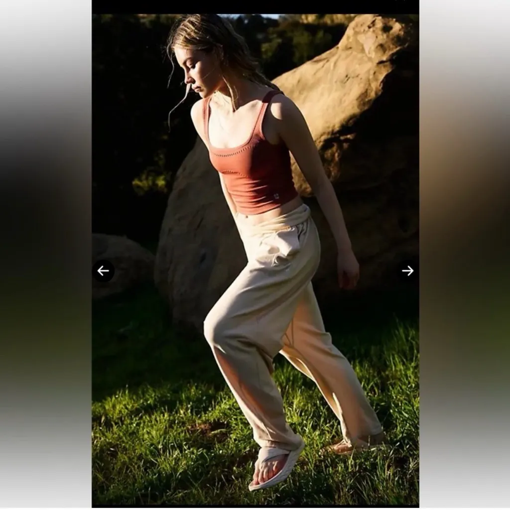 Free People Movement Washed Black Harem Pants Small - Image 3