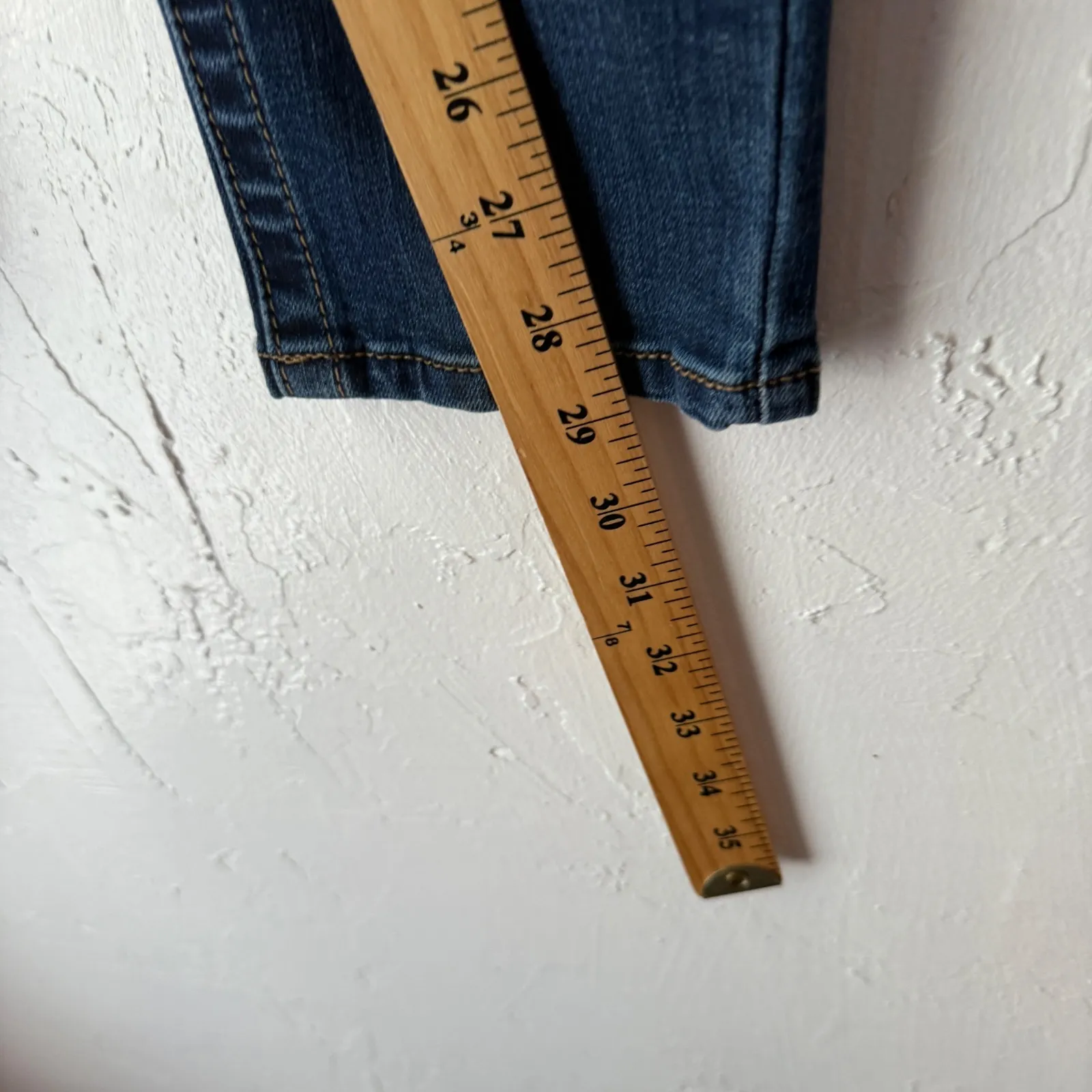 Seven7‎ Tummyless High Rise Skinny Jeans Dark Wash Women Size 10 - Image 5