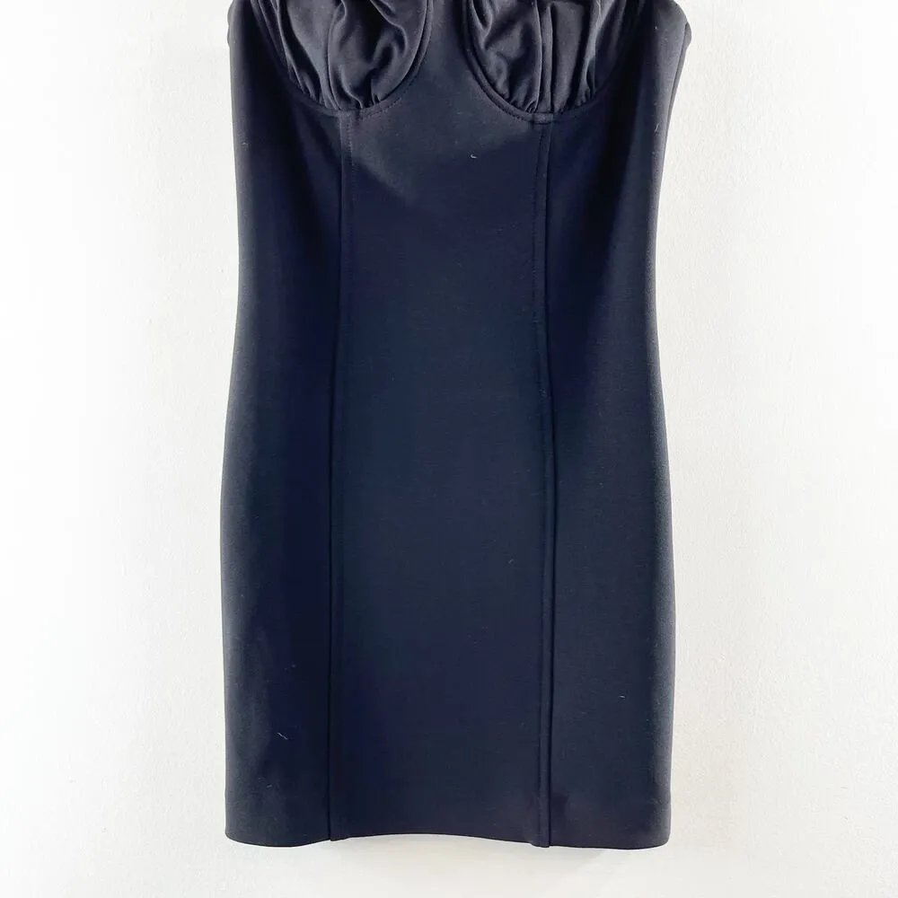 Bec + Bridge Sweetheart Neck Corset Top Mini Dress Black 4 - Image 5