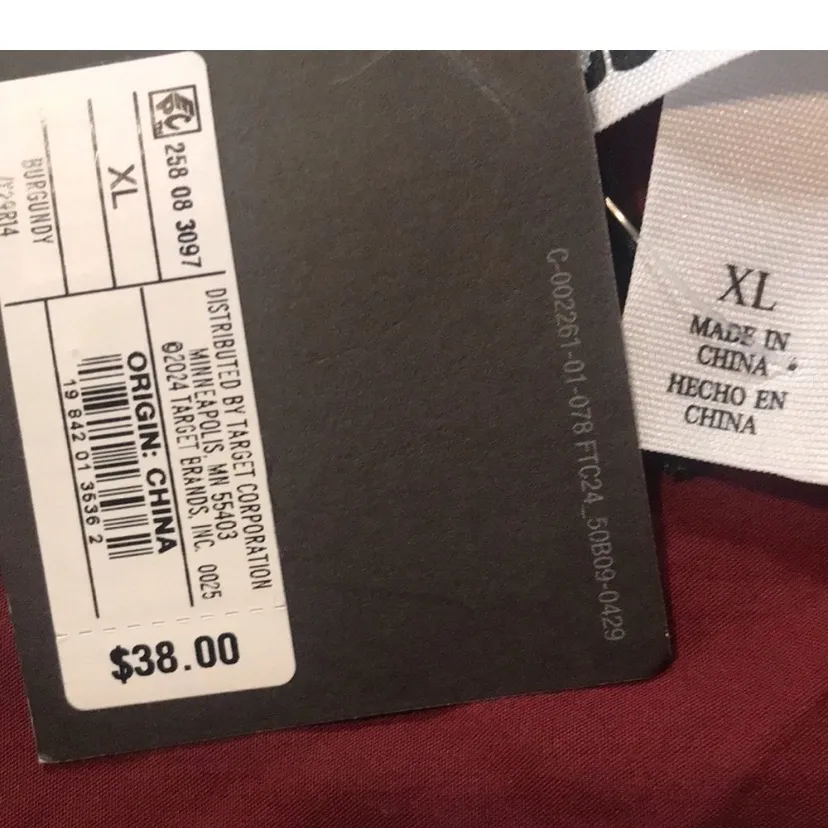 Future Collective Burgundy Collared Button - Image 5