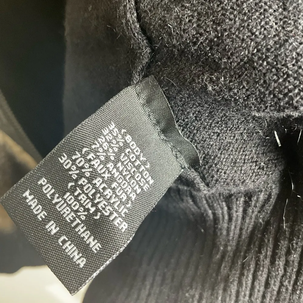 Vertigo Tan Faux black Trim Full Zipper Coat-jacket size large - Image 7