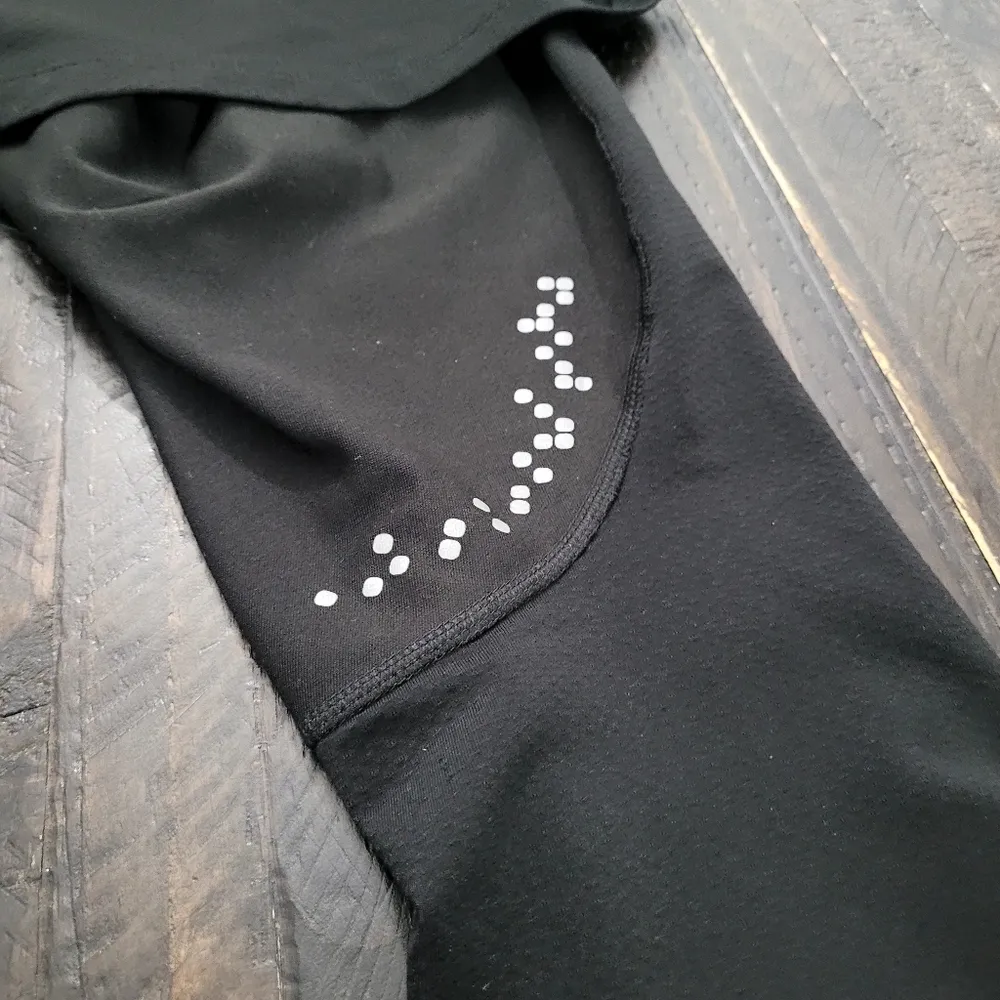 Lucy Skort Legging Cropped Women's Size Small Black - Image 3