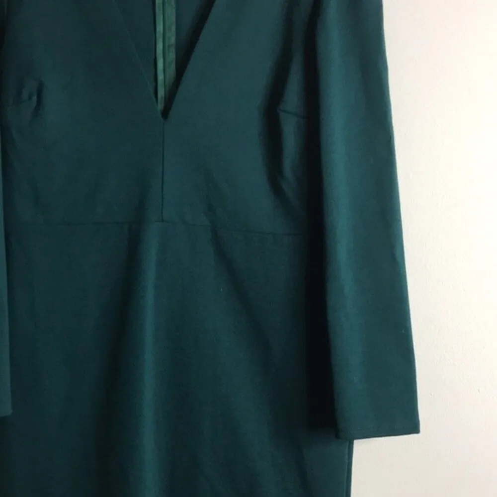 Lulus dark emerald green body-con long sleeve dress size large ladies NWT - Image 6