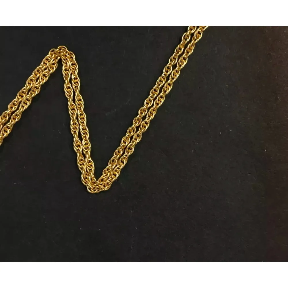 Givenchy  gold and crystal G logo necklace - Image 6