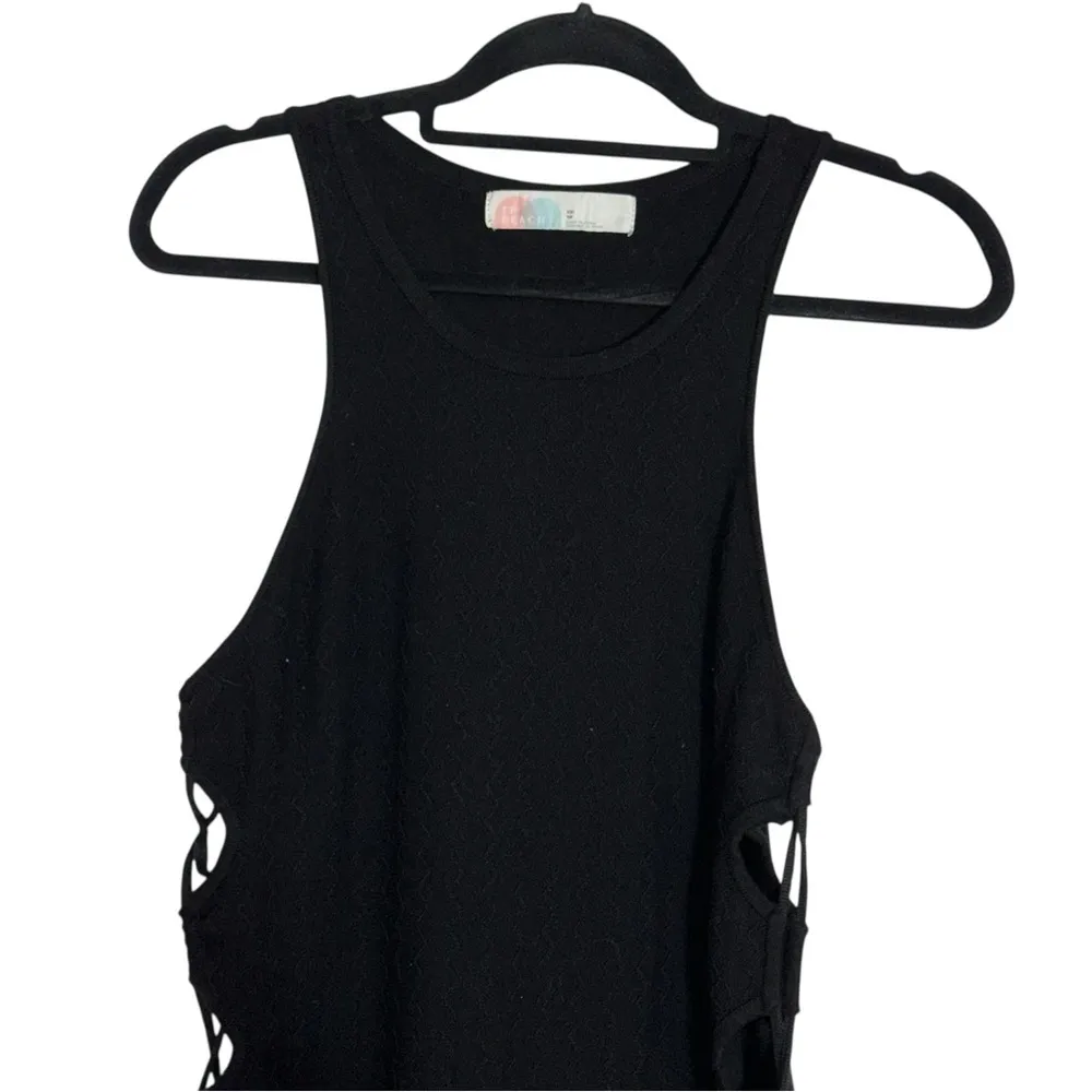 Free People Beach Black Eve Sweater Maxi Dress Womens XS - Image 4