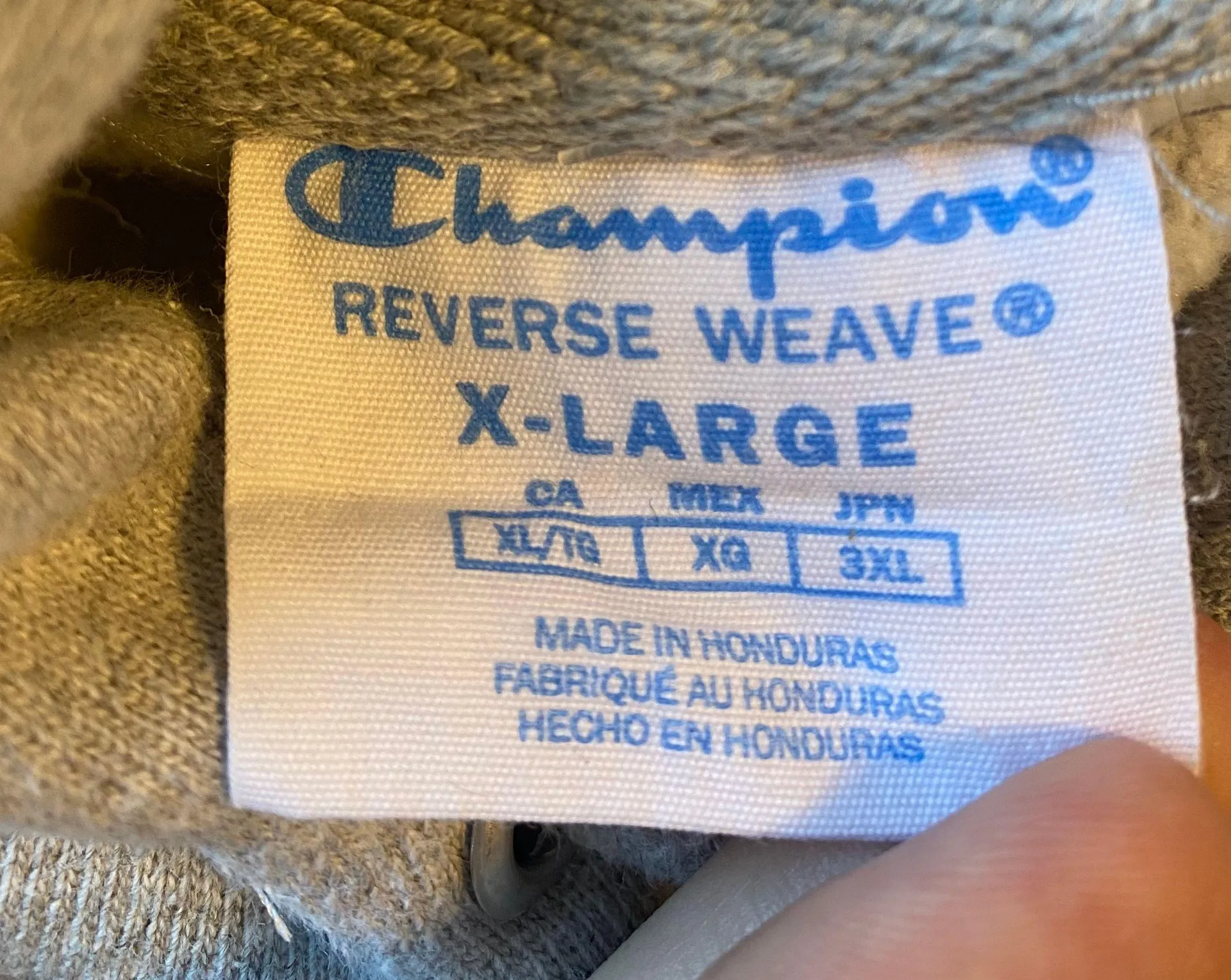 Champion grey hoodie - Image 3