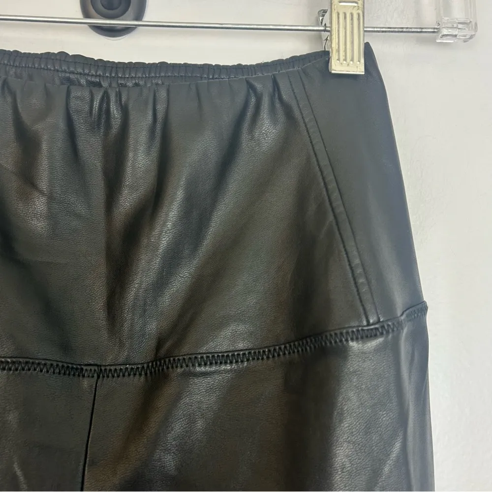 Wilfred Free Daria High Waisted Vegan Leather leggings Aritzia Size Small - Image 9