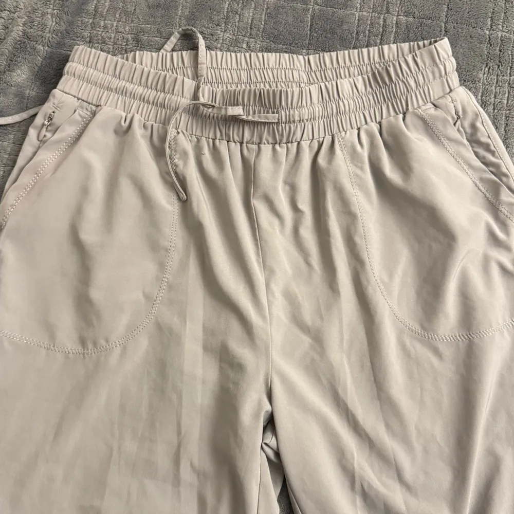 Women's Gray Jogger Windbreaker Pants - Image 2