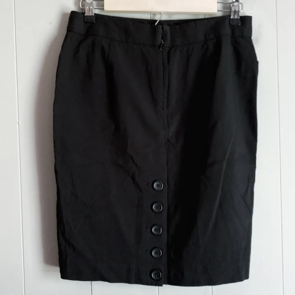 EXPRESS Vintage Sexy Black High Waist Pencil Skirt 4 - Image 2