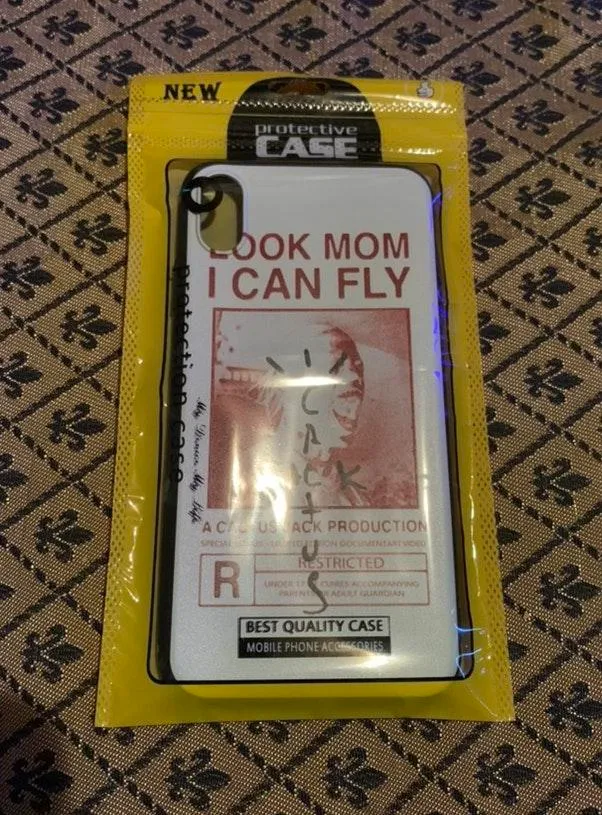 White Cactus Jack IPhone XS Max Case - Image 2