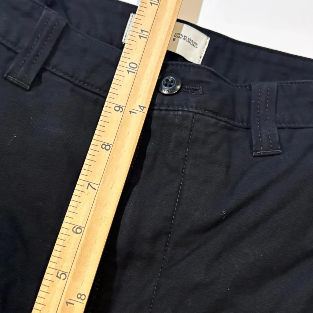 TNA Aritzia surplus division Black cargo pants size 6 White - Image 11