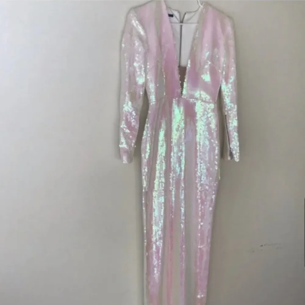 Nwot Alex Perry sequin dress white Size 2 - Image 7