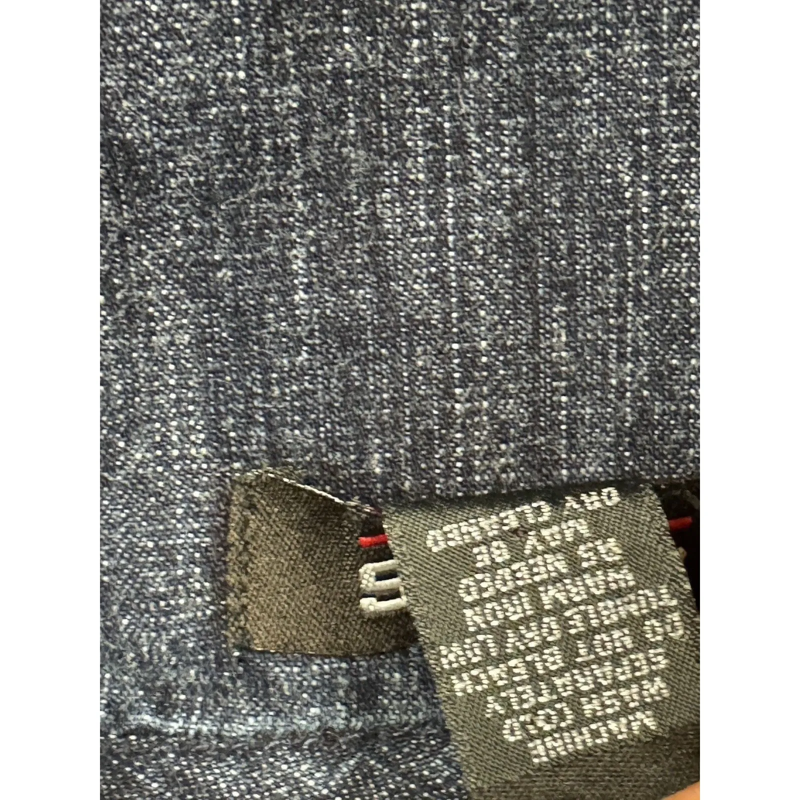 Chico’s Denim Jacket Size 2 Dark Wash Open Front Ruffle Trim Hem Casual Layering - Image 10