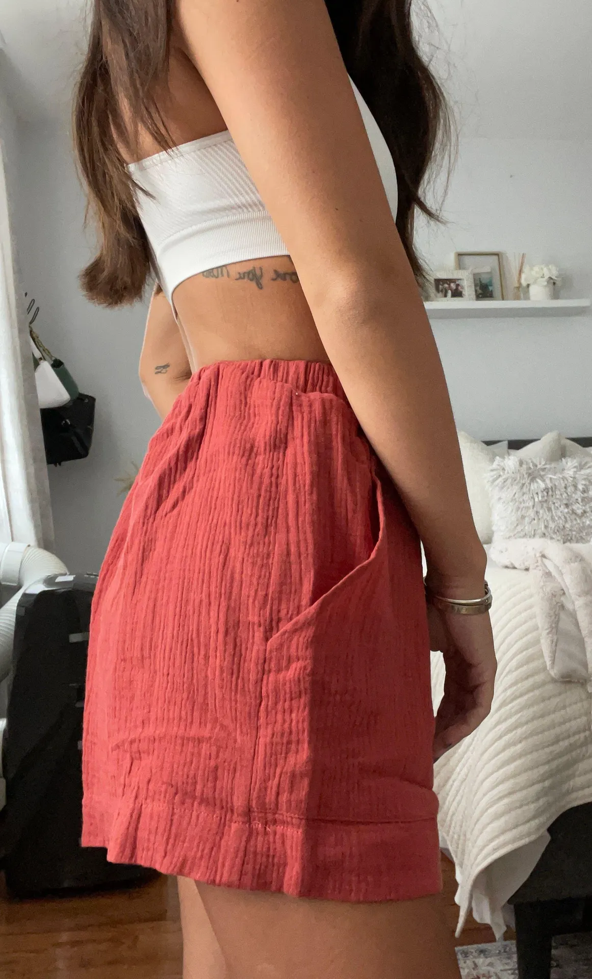 Princess Polly Beach House Linen Shorts - Image 2