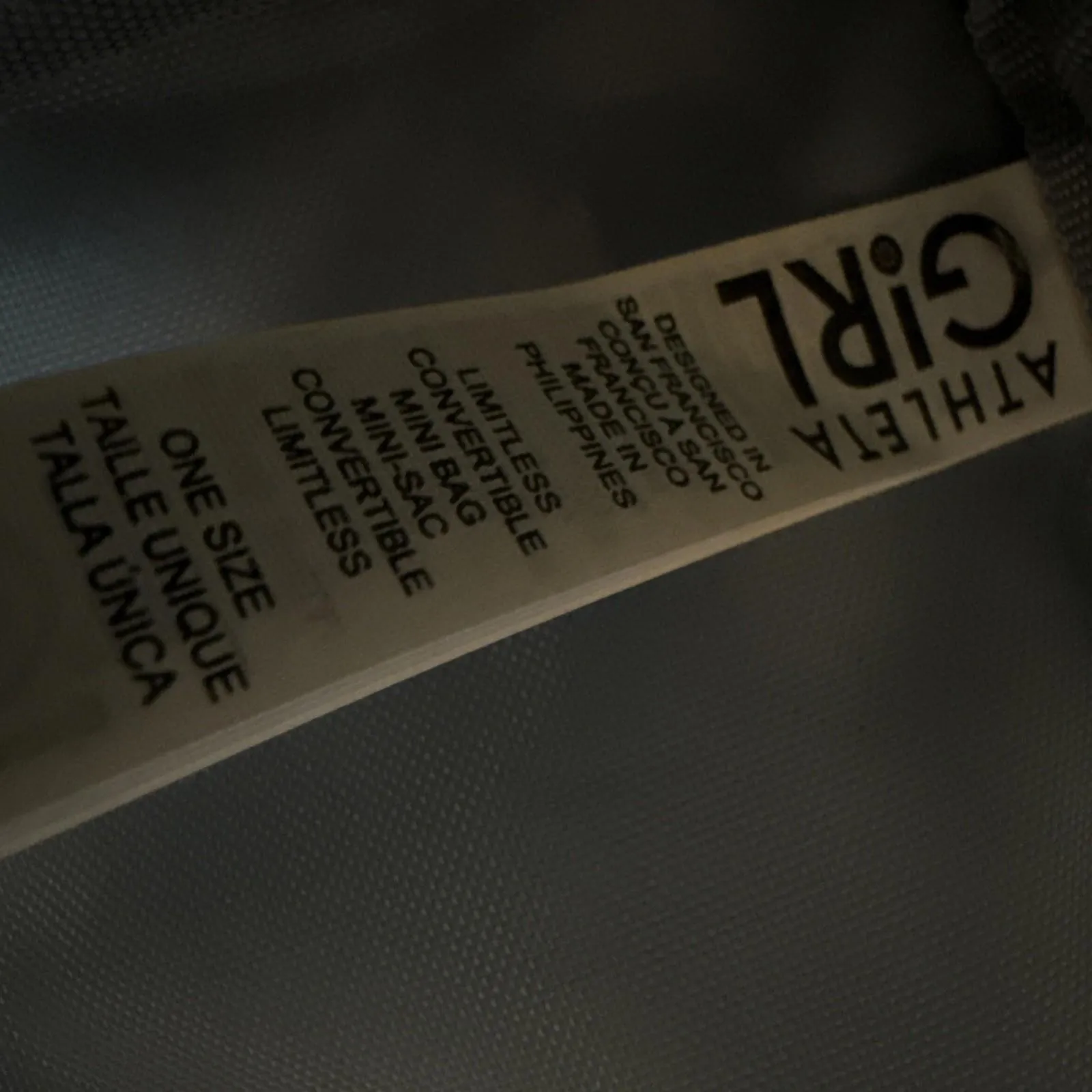 ATHLETA GIRL Preppy Purse Limitless Convertible Mini Bag Belt Blue Fanny Pack - Image 13