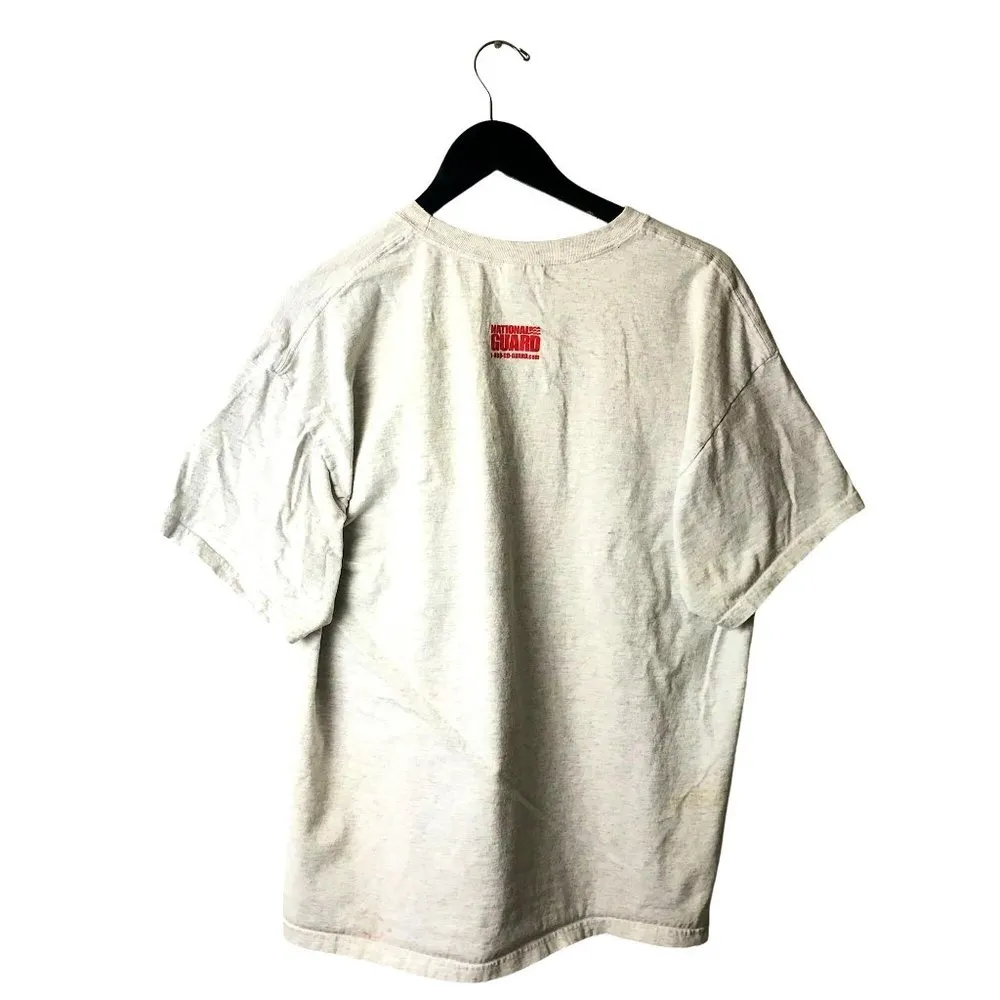 Vintage Y2K Power Speed Victory T Shirt Cream XL Extra Large NASCAR Racing Solid - Image 3