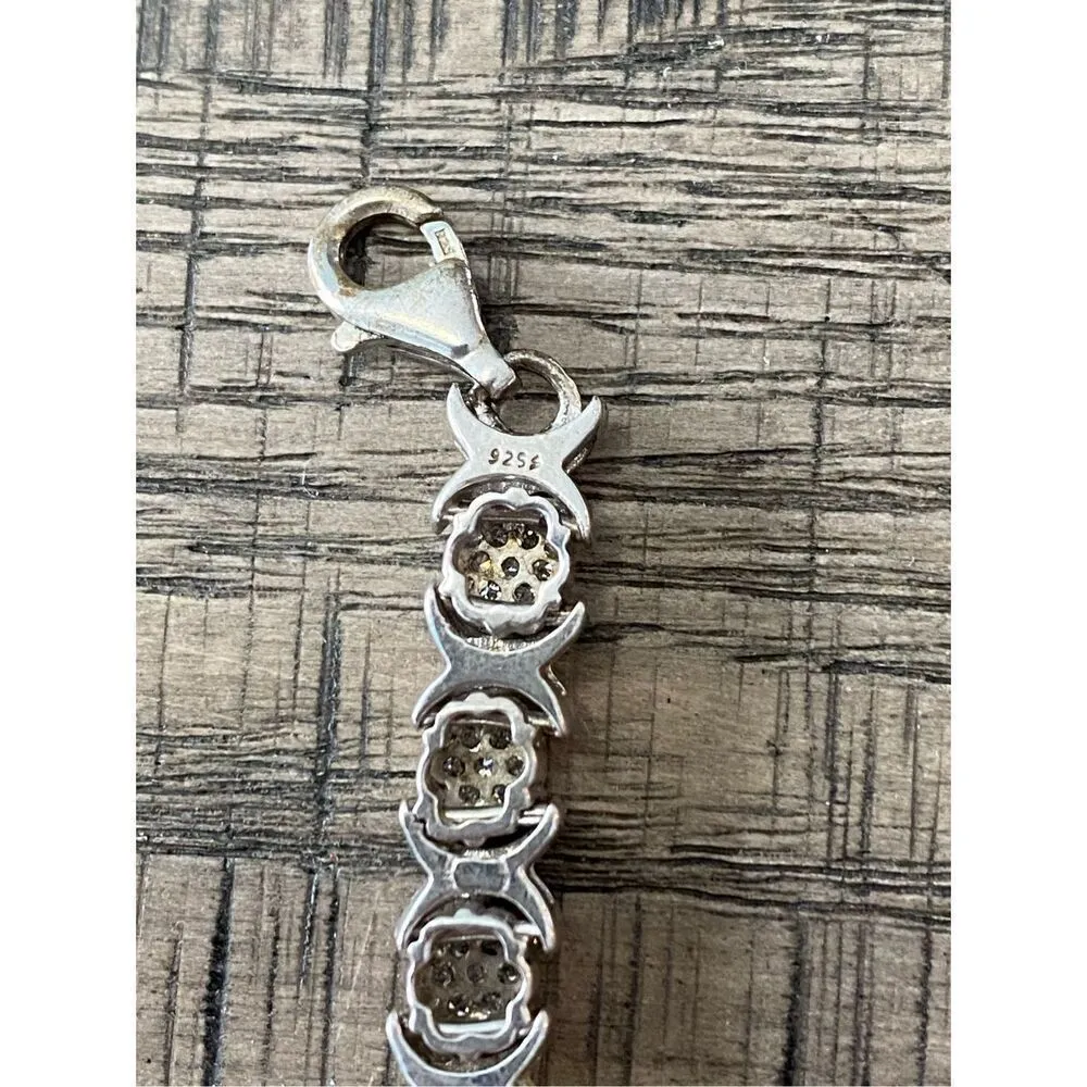 Diamond sterling tennis bracelet Silver - Image 5