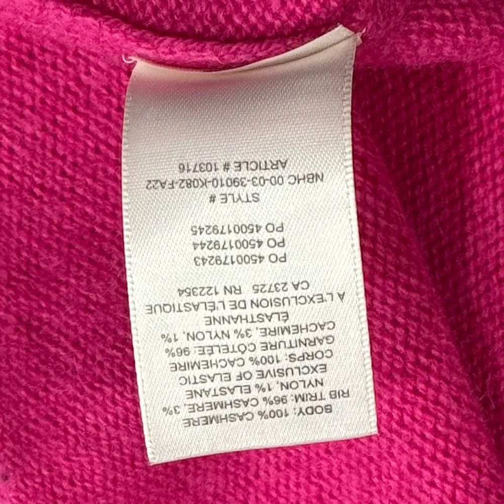 The Group by‎ Babaton Pink 100% Cashmere Cozy Turtleneck Valentine’s Holiday XS - Image 8