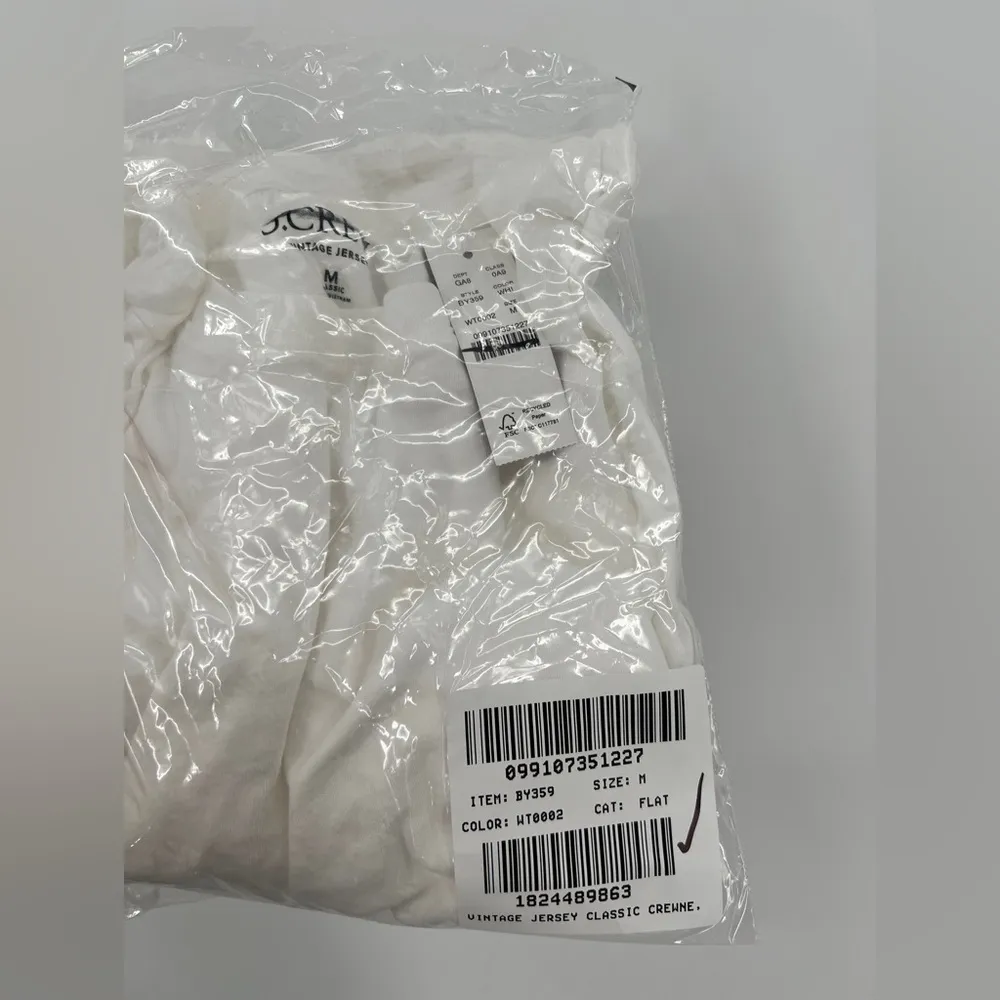 J.Crew Vintage jersey classic-fit crewneck T-shirt white - Image 2