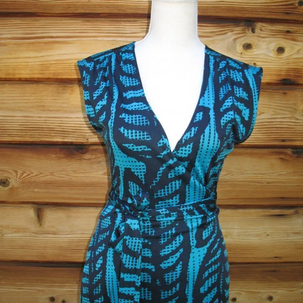 Tory Burch Silk Jersey Full Wrap Dress - Image 4