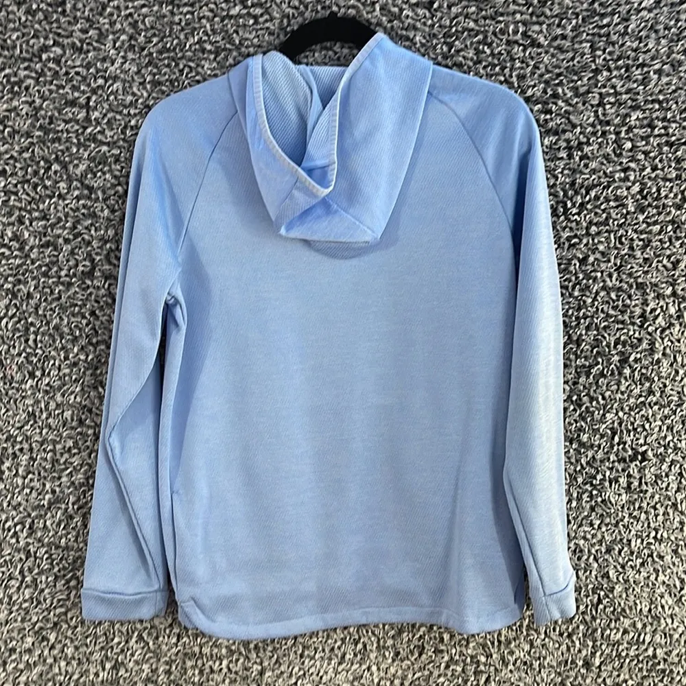 Adidas blue sweatshirt, size small - Image 2