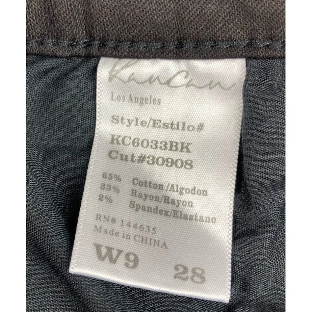 *New Kancan Estilo Shorts Womens Size 9/28 Black Festival Gothcore Fairy Core - Image 5