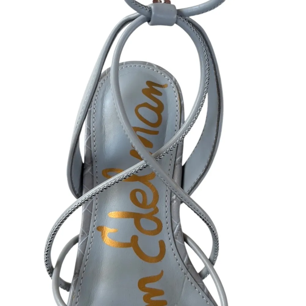 EUC Sam Edelman Tihana Sandals Blue Grey Size 6 - Image 6