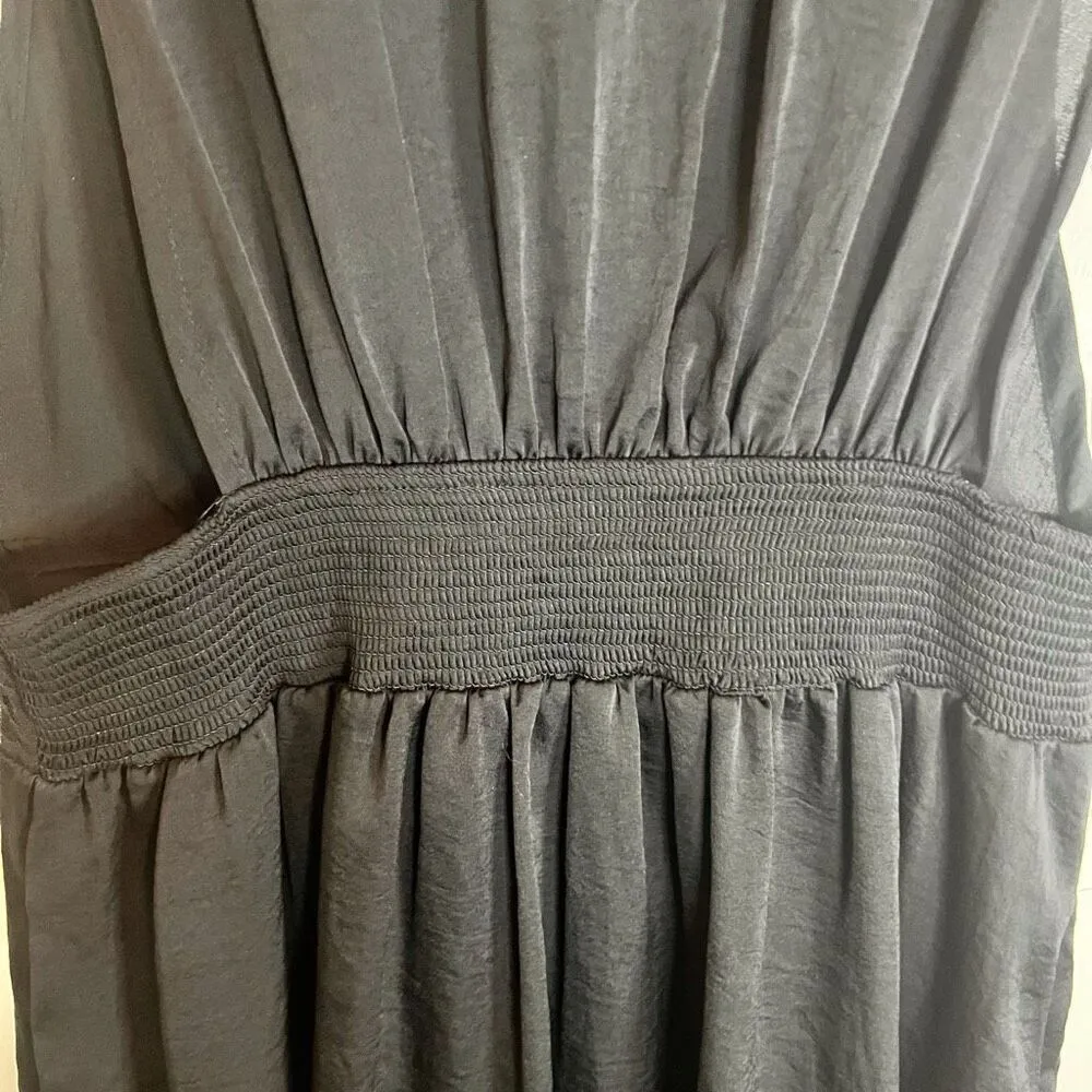 Free‎ People Womens Black Lace High Neck Mini Dress Size Small Whimsigoth Witchy - Image 8