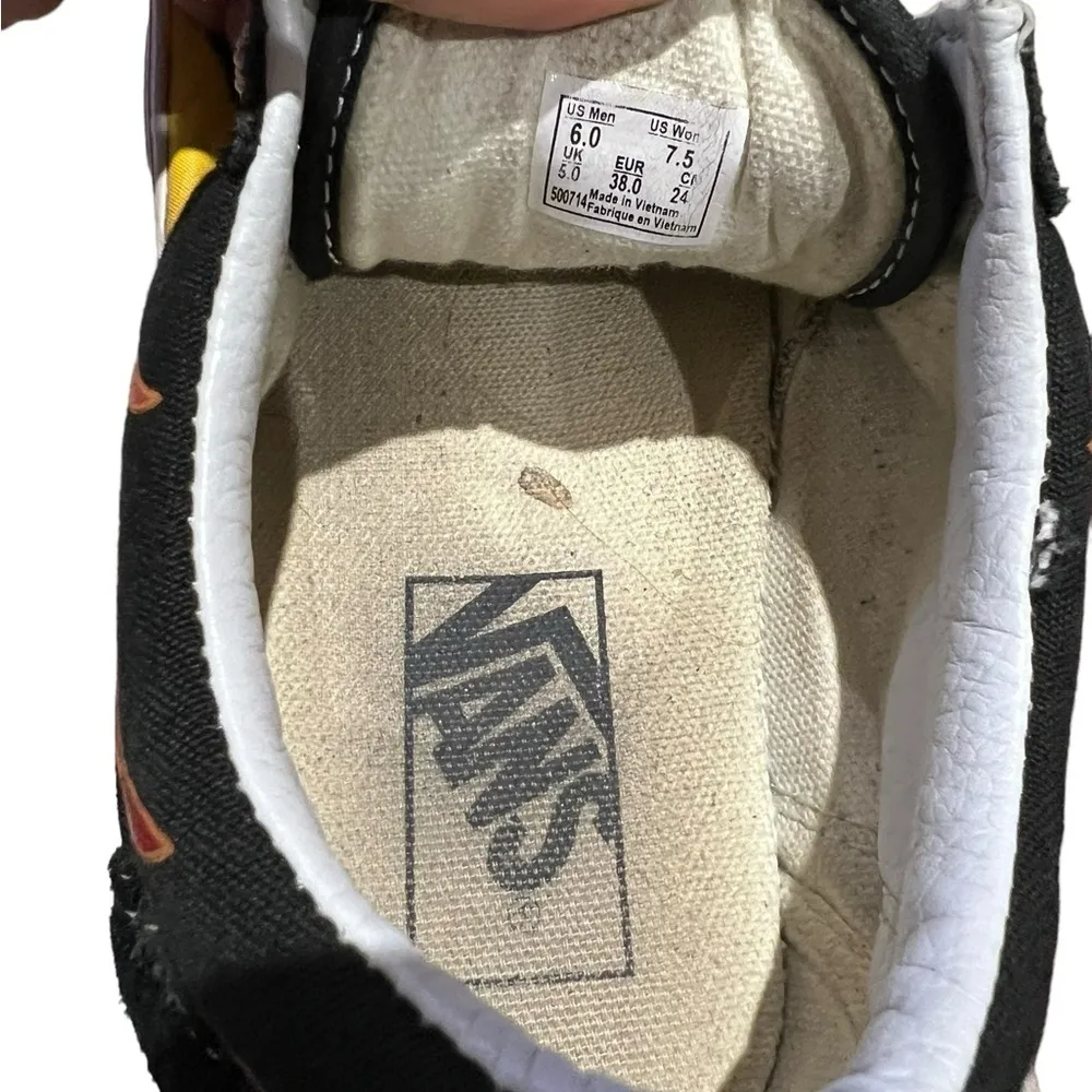 Vans Old Skool Flame Low Top Skate Shoes Women's 7.5 Men's 6 - Image 8