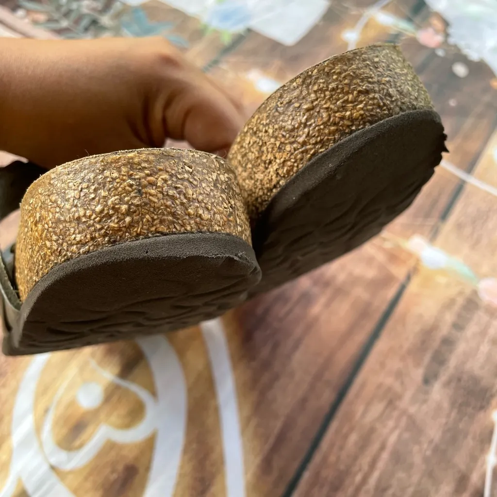 Birkenstock Olive Double Strap Sandals - Image 11