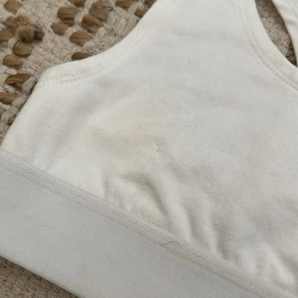 NEW Talentless White Sports Bra - Image 2