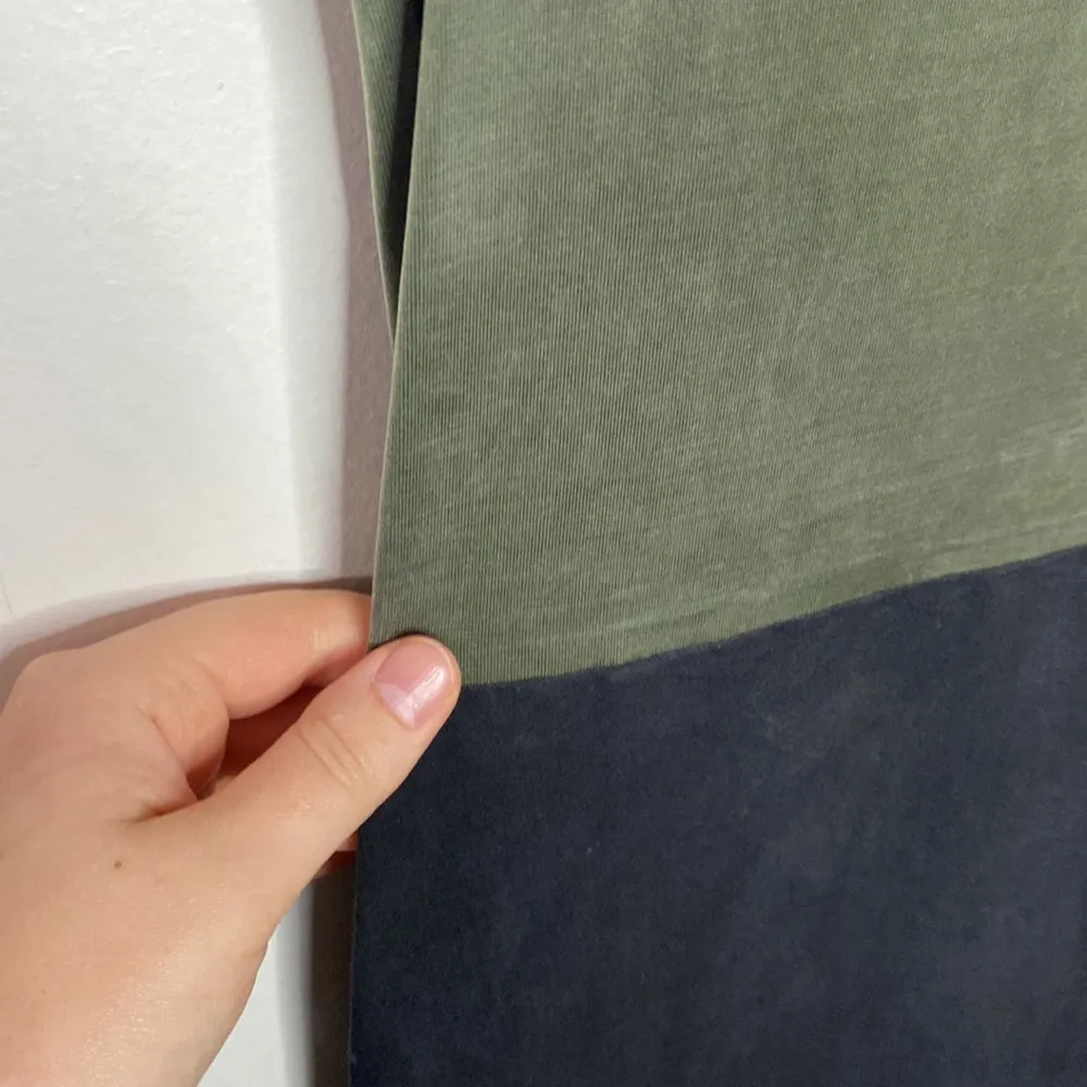 Anthro Dolan Left Coast Horizon colorblock dress in green and black combo sz S - Image 8