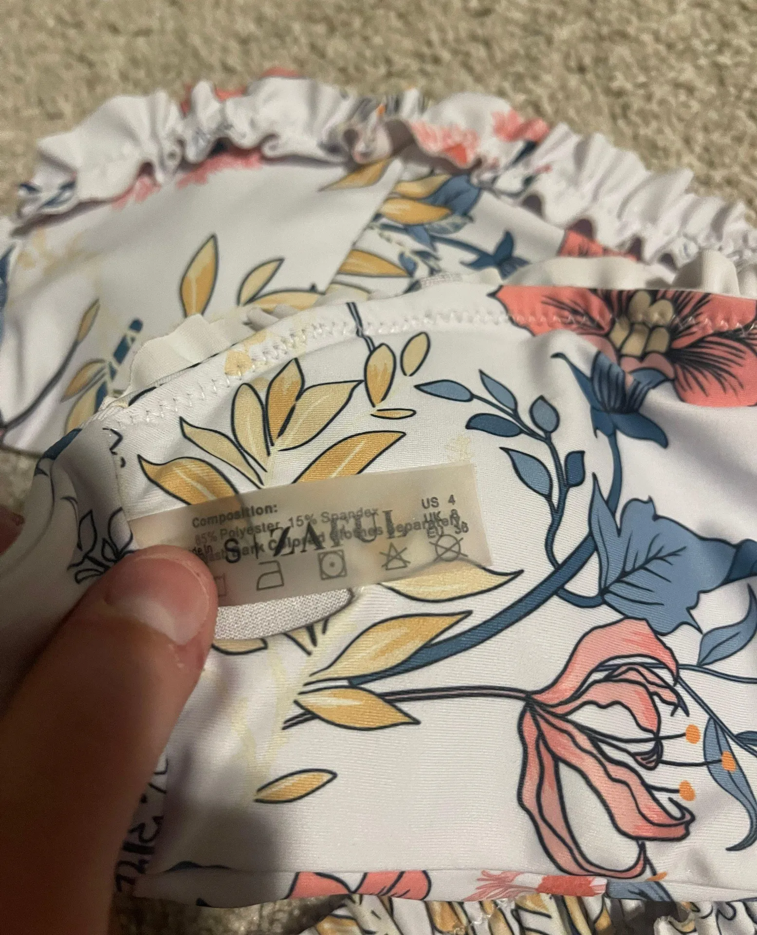 Zaful Floral Bathingsuit - Image 5