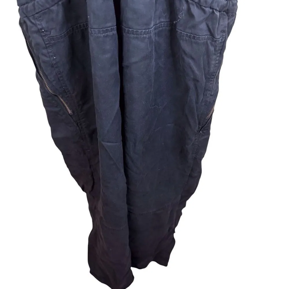 Aritzia Wilfred Free‎ Valletta Overalls Size XS Black Grunge Streetwear - Image 5