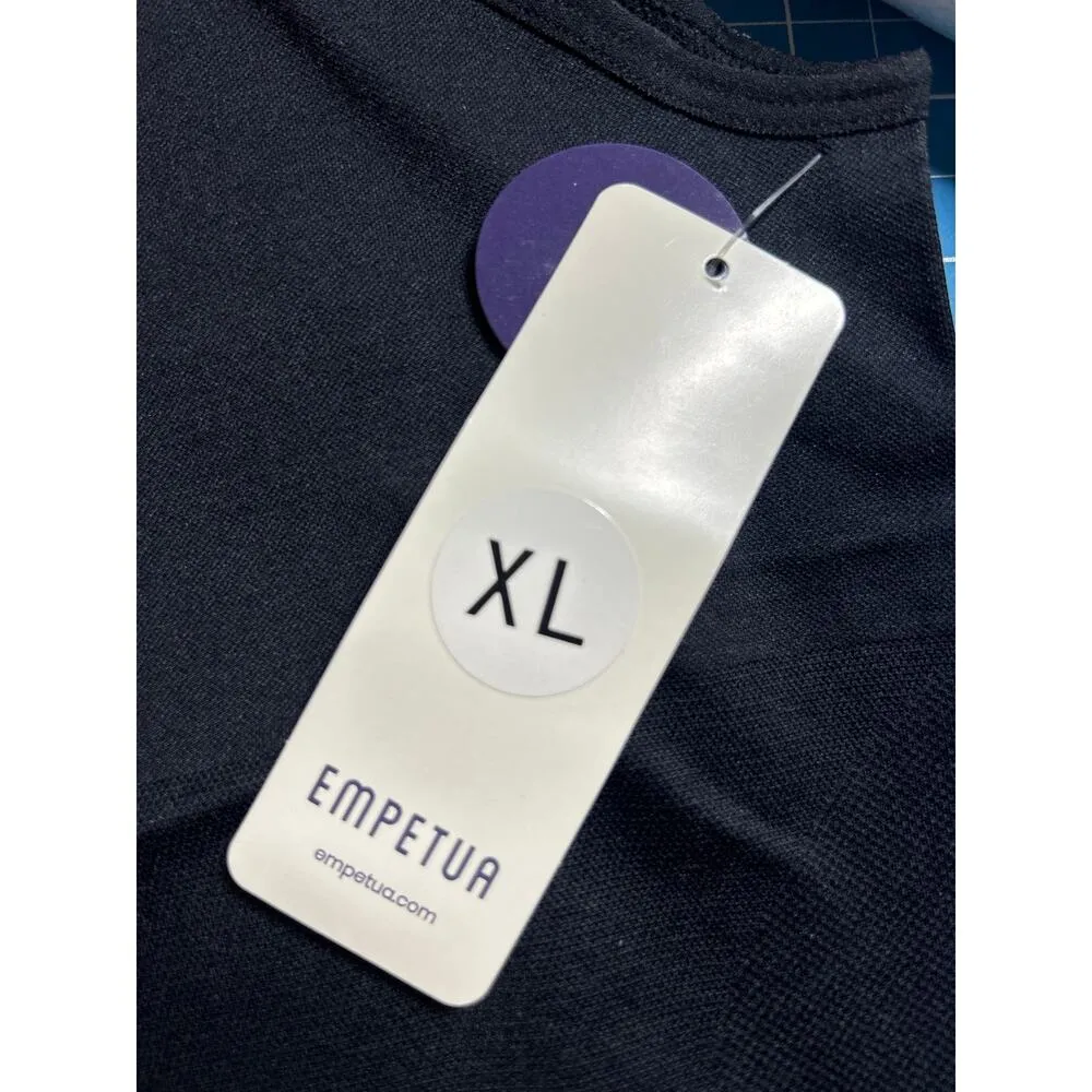 Empetua Scoop Neck Shaper Adjustable Strap Compression Cami Black XL New - Image 6