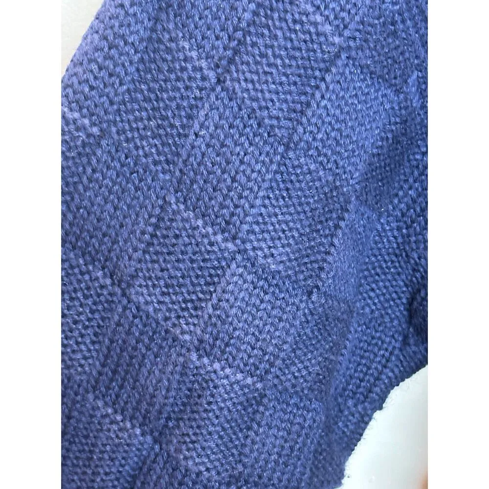 Staud Women's Size XL Navy Rockey Cold Shoulder Turtleneck Sweater NWT - Image 10