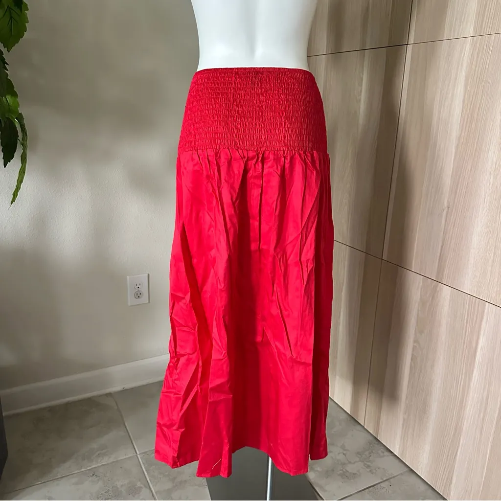 Wild Fable Women's Smocked Waist Maxi Skirt Size L - Image 5