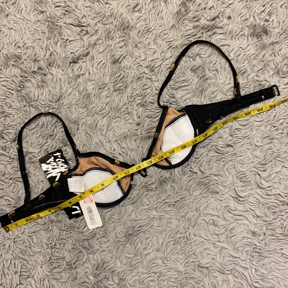 Vintage Bikini Top 90s Polkadot Swimsuit Swim S Small M Medium New - Image 9