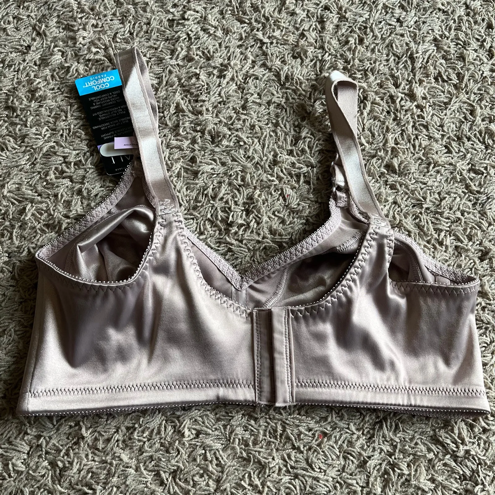 NWT! Bali Classic Support Wirefree Brown Bra Size 38D - Image 2