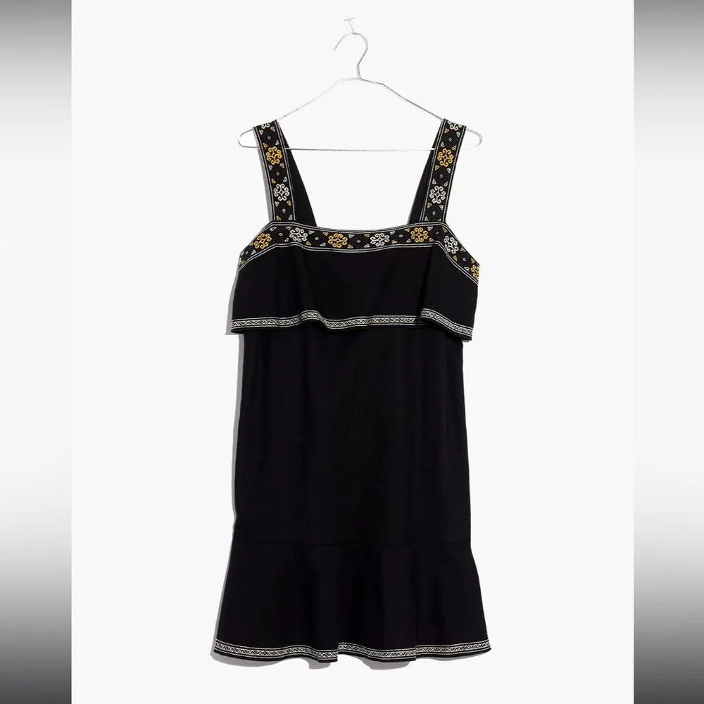 MADEWELL Embroidered Tier Dress M - Image 2