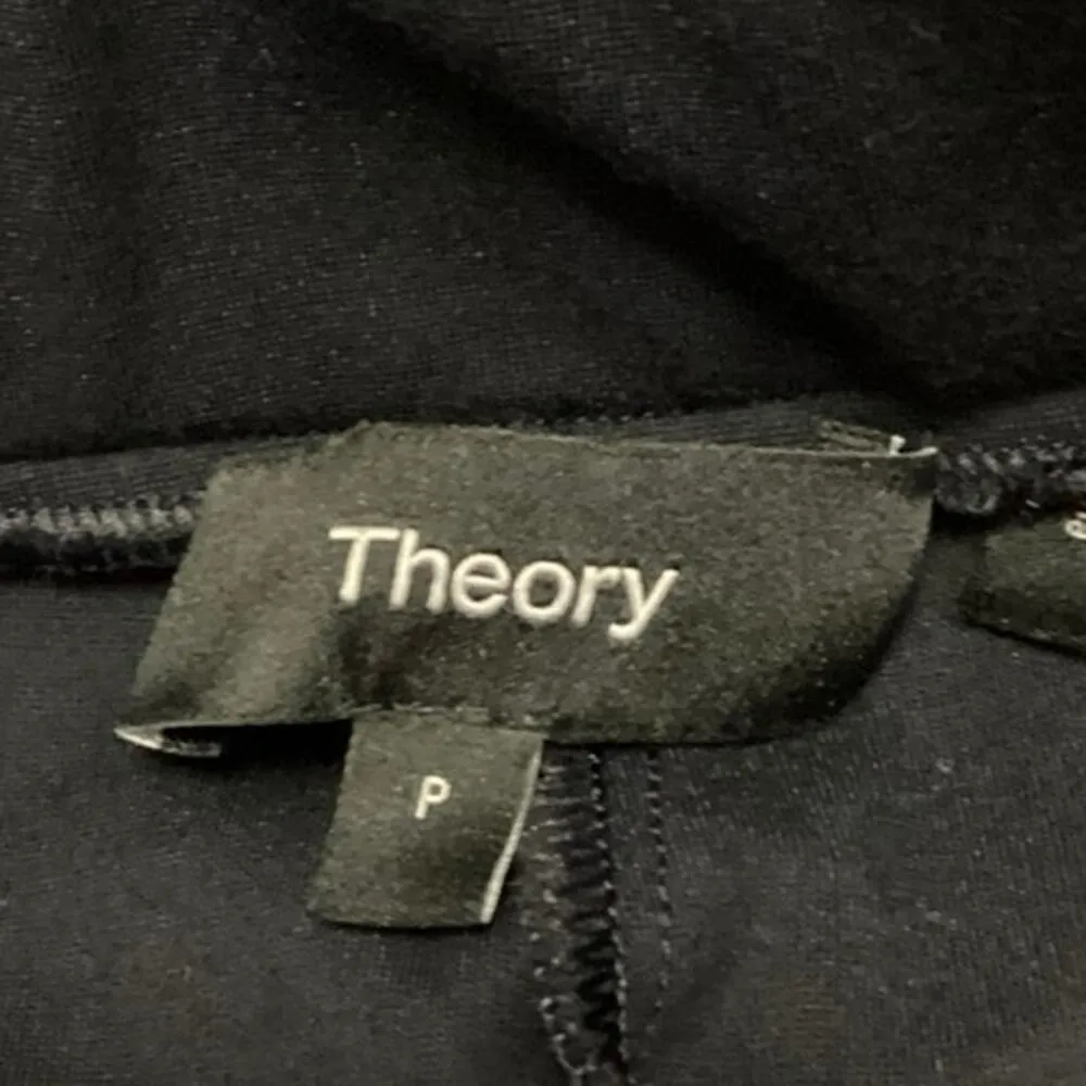 Theory Women's Navy Blue Mid Rise Ankle Skinny Casual Slim Leggings Pants Size S - Image 4