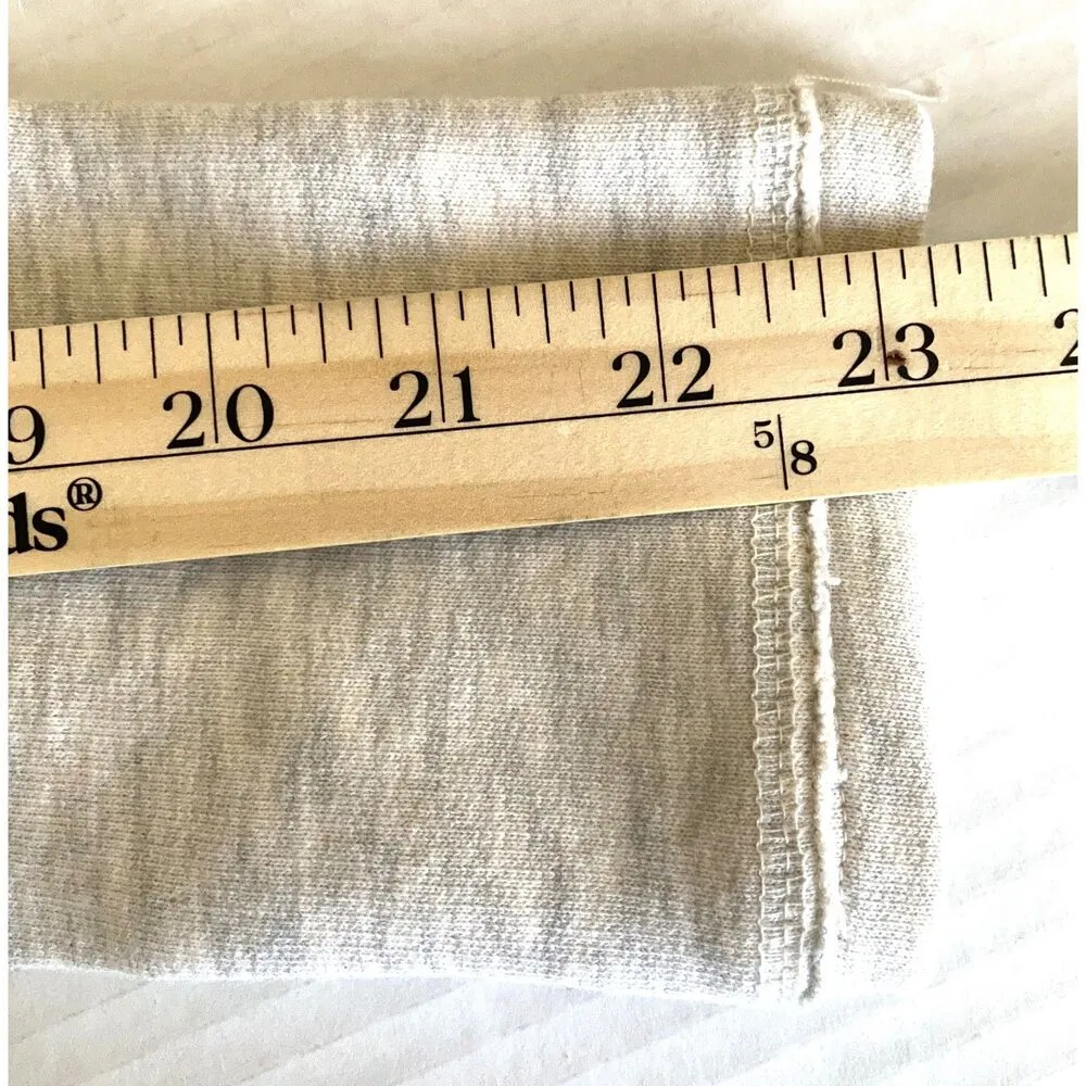 Zara Trafaluc Gray Peplum Cotton Crewneck Full Zip Jacket wZippered Pockets Sz S - Image 8