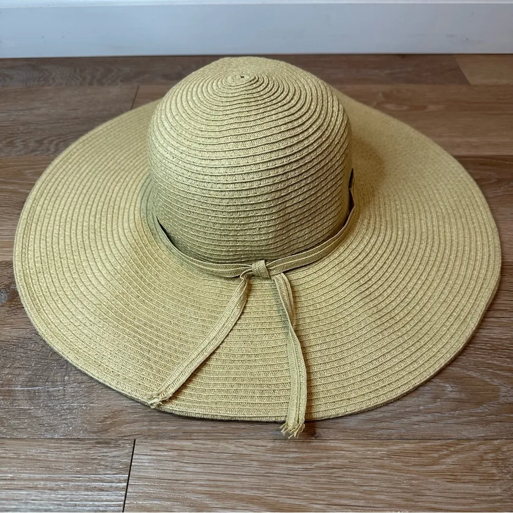 Sun N' Sand Women's Shoreline Hues Wide Brim Sun Hat Tan - Image 7