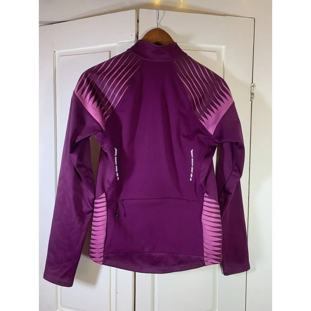 Pearl Izumi Elite Cycling Jacket Women Medium Pink‎ Cyclist Biker Biking READ - Image 3
