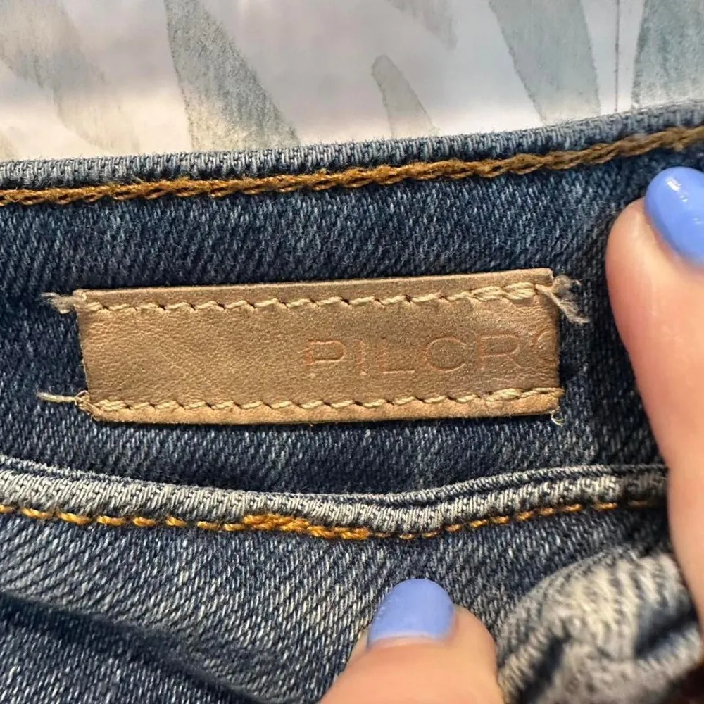 Anthropologie Pilcro the‎ Icon High Waisted Denim Flare Jeans Size 30 - Image 3